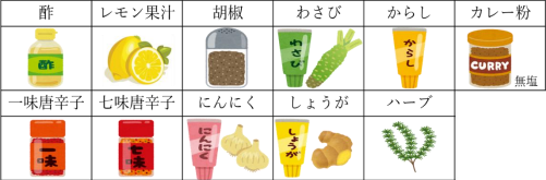 無塩調味料のイメージ